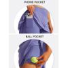 G Gradual Pleated Tennis Skirt for Women with Pockets Shorts Women’s High Waisted UPF50+ Athletic Golf Skorts Skirts for Running Casual (Slate Blue, X-Large)