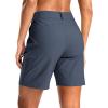 G Gradual Women’s 7″ Hiking Cargo Shorts Quick Dry Lightweight Golf Outdoor Work Summer Travel Shorts with Pockets(Dusty Blue)