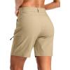 G Gradual Women’s 7″ Hiking Cargo Shorts Quick Dry Lightweight Golf Outdoor Work Summer Travel Shorts with Pockets(Grey Khaki)