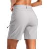 G Gradual Women’s 7″ Hiking Cargo Shorts Quick Dry Lightweight Golf Outdoor Work Summer Travel Shorts with Pockets(Sleet)