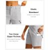 G Gradual Women’s 7″ Hiking Cargo Shorts Quick Dry Lightweight Golf Outdoor Work Summer Travel Shorts with Pockets(Sleet)