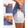 G Gradual Women’s Skort 5 Pockets Cargo Skirt Golf Skirts Skorts for Women Casual Summer Hiking, Stone Blue, XX-Large