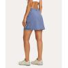G Gradual Women’s Skort 5 Pockets Cargo Skirt Golf Skirts Skorts for Women Casual Summer Hiking, Stone Blue, XX-Large