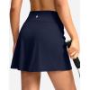G Gradual Women’s Tennis Skirt High Waisted Golf Skirts Athletic Skorts for Woman Workout Pickleball with Shorts Pockets(C-navy)