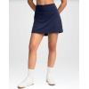 G Gradual Women’s Tennis Skirt High Waisted Golf Skirts Athletic Skorts for Woman Workout Pickleball with Shorts Pockets(C-navy)