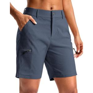 G Gradual Women’s 7″ Hiking Cargo Shorts Quick Dry Lightweight Golf Outdoor Work Summer Travel Shorts with Pockets(Dusty Blue)