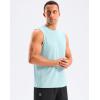 G Gradual Sleeveless Shirts for Men Workout Tank Tops Moisture Wicking Mens Muscle Shirt for Gym, Beach, Summer Casual(Glacial Blue)