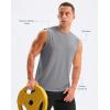G Gradual Sleeveless Shirts for Men Workout Tank Tops Moisture Wicking Mens Muscle Shirt for Gym, Beach, Summer Casual(Light Grey)