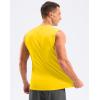 G Gradual Sleeveless Shirts for Men Workout Tank Tops Moisture Wicking Mens Muscle Shirt for Gym, Beach, Summer Casual(Yellow)