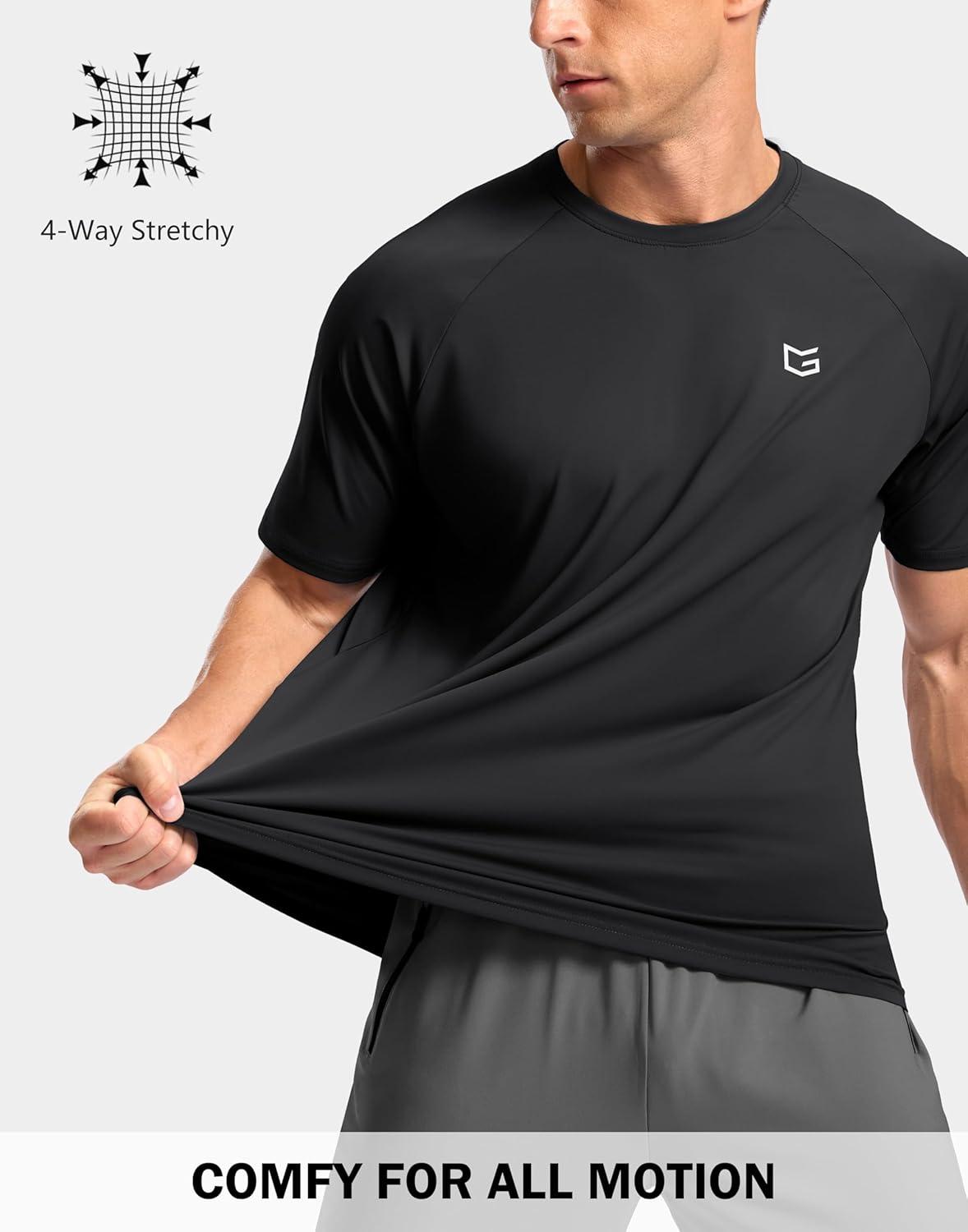 imageG Gradual Mens Athletic Workout TShirts Moisture Wicking Cooling Running Shirts Short Sleeve Performance Tee for Gym TennisBlack