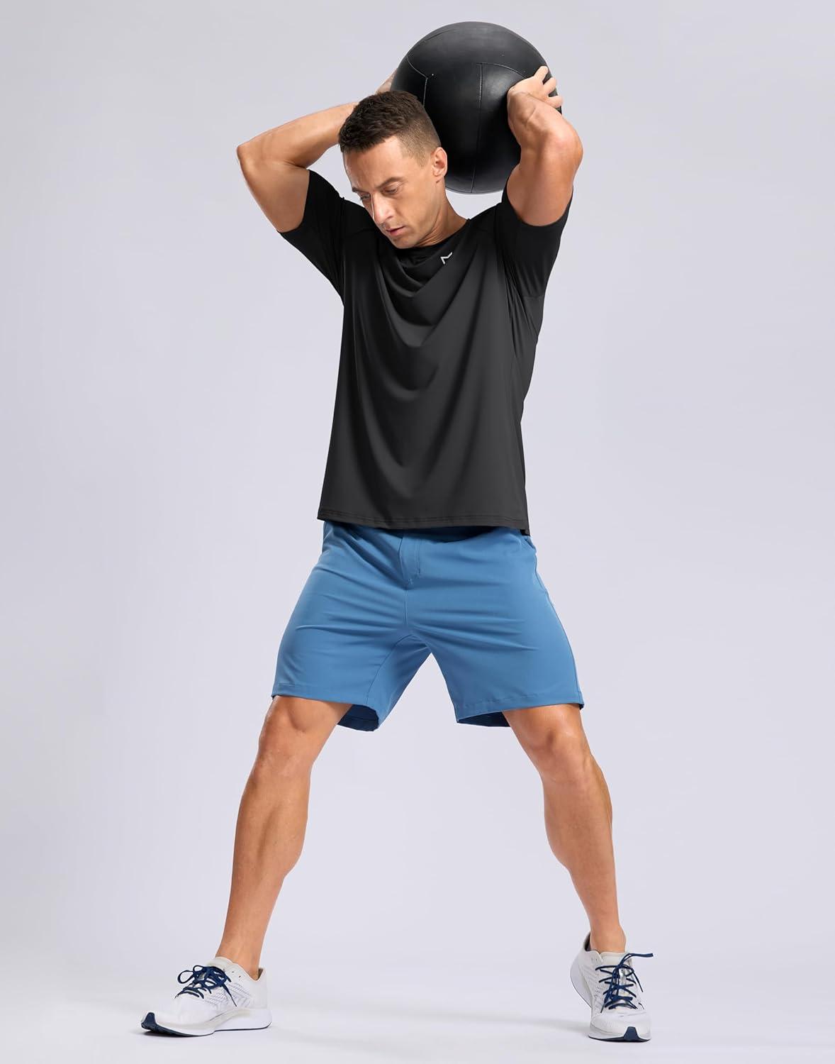 imageG Gradual Mens Athletic Workout TShirts Moisture Wicking Cooling Running Shirts Short Sleeve Performance Tee for Gym TennisBlack