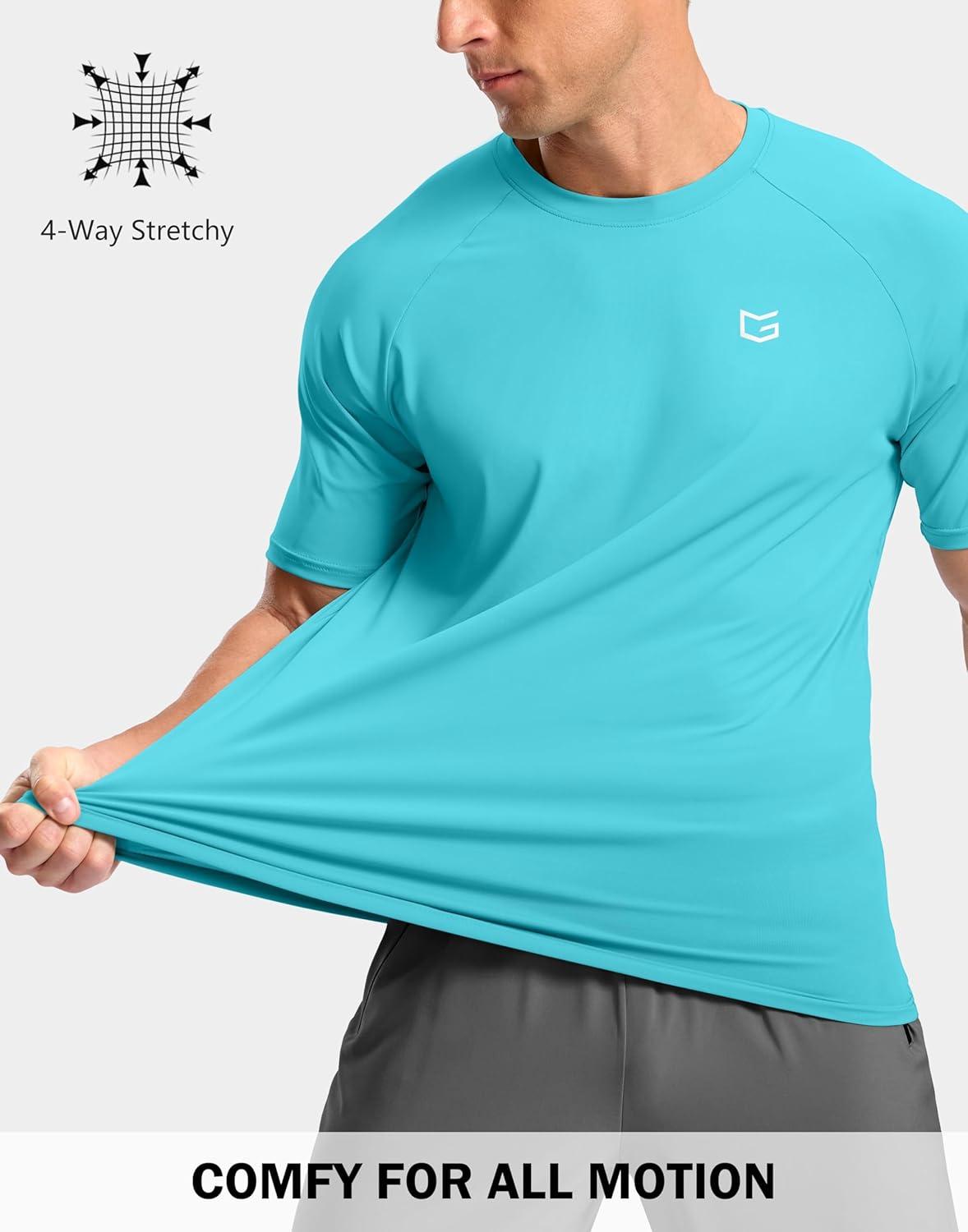 imageG Gradual Mens Athletic Workout TShirts Moisture Wicking Cooling Running Shirts Short Sleeve Performance Tee for Gym TennisBlue