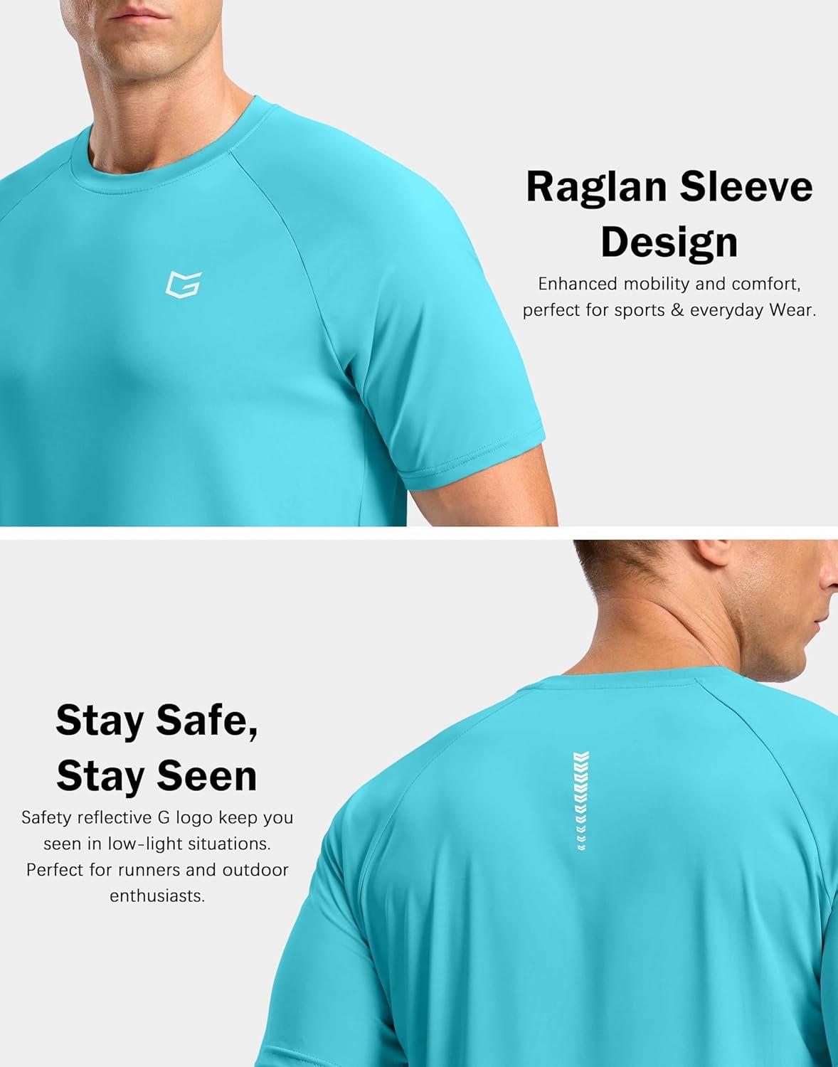 imageG Gradual Mens Athletic Workout TShirts Moisture Wicking Cooling Running Shirts Short Sleeve Performance Tee for Gym TennisBlue