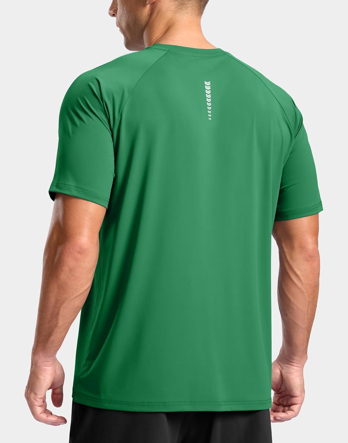 imageG Gradual Mens Athletic Workout TShirts Moisture Wicking Cooling Running Shirts Short Sleeve Performance Tee for Gym TennisGreen