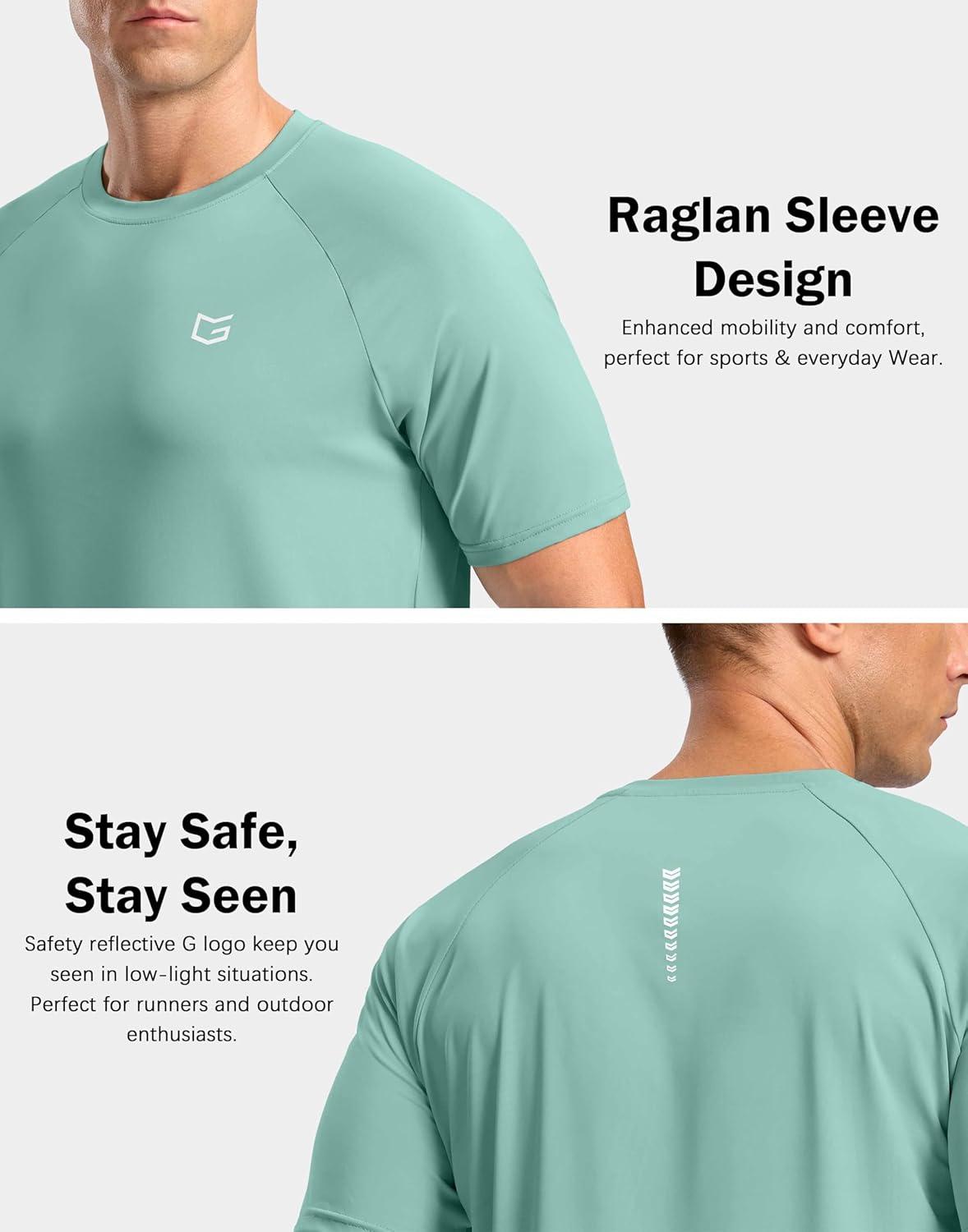 imageG Gradual Mens Athletic Workout TShirts Moisture Wicking Cooling Running Shirts Short Sleeve Performance Tee for Gym TennisJasmine Green