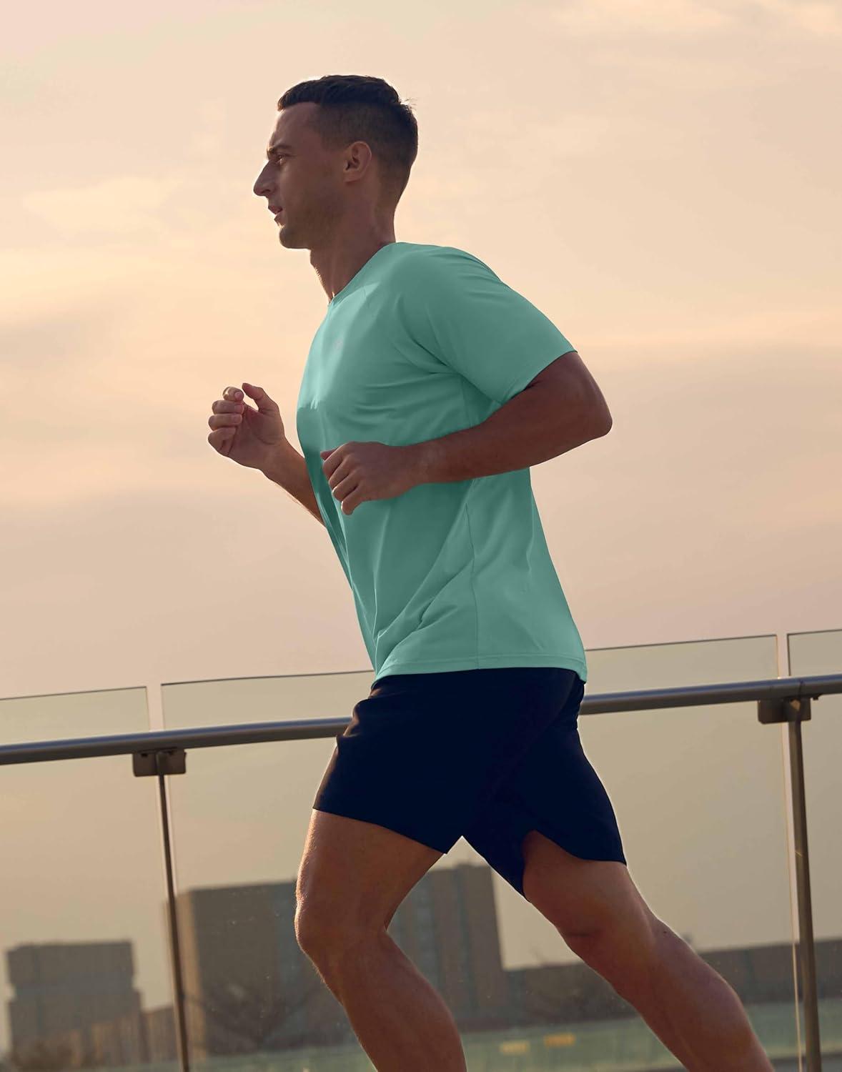 imageG Gradual Mens Athletic Workout TShirts Moisture Wicking Cooling Running Shirts Short Sleeve Performance Tee for Gym TennisJasmine Green
