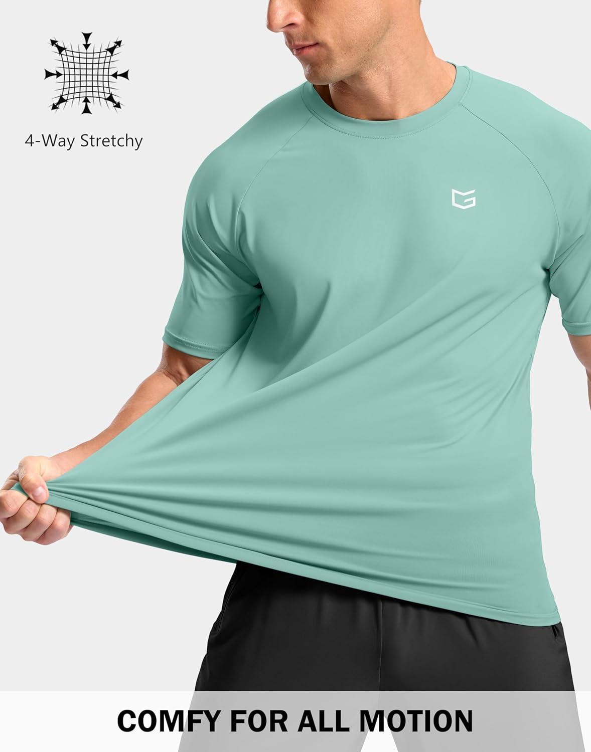 imageG Gradual Mens Athletic Workout TShirts Moisture Wicking Cooling Running Shirts Short Sleeve Performance Tee for Gym TennisJasmine Green