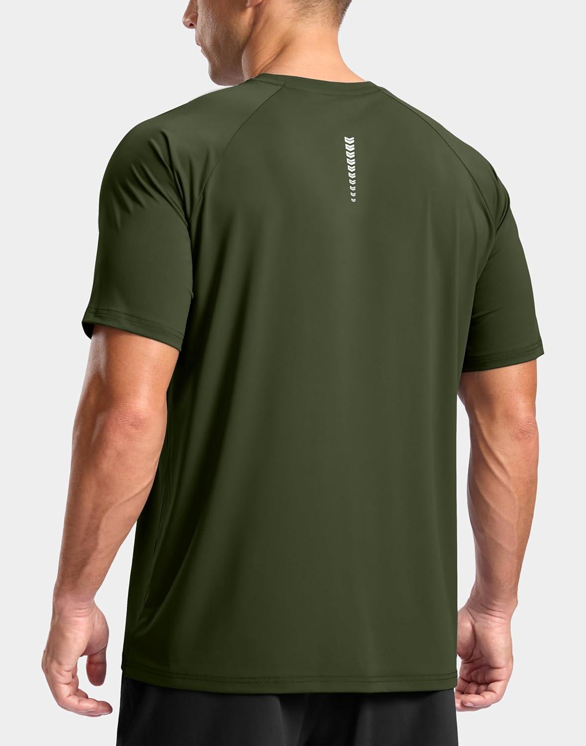 imageG Gradual Mens Athletic Workout TShirts Moisture Wicking Cooling Running Shirts Short Sleeve Performance Tee for Gym TennisOlive