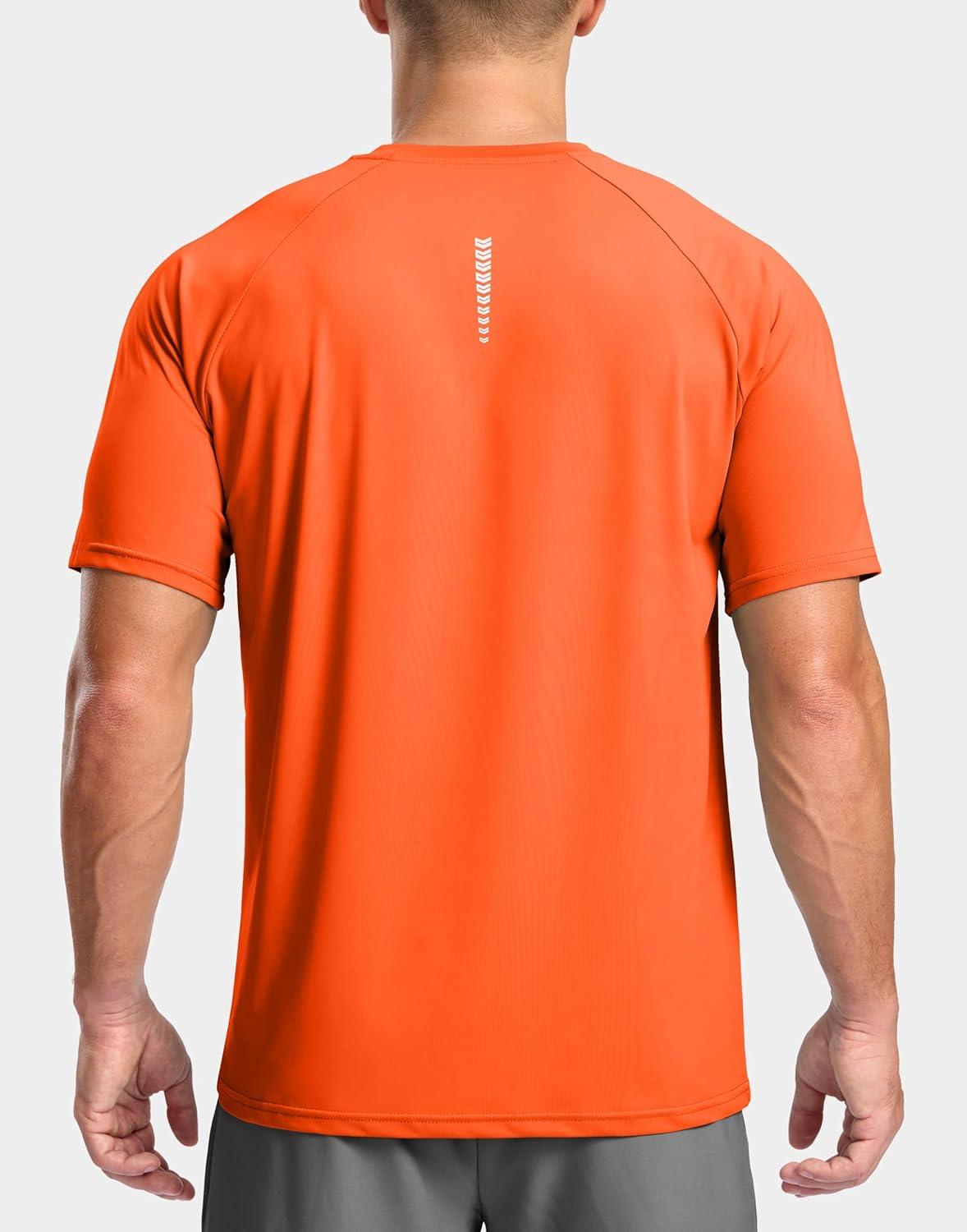 imageG Gradual Mens Athletic Workout TShirts Moisture Wicking Cooling Running Shirts Short Sleeve Performance Tee for Gym TennisOrange