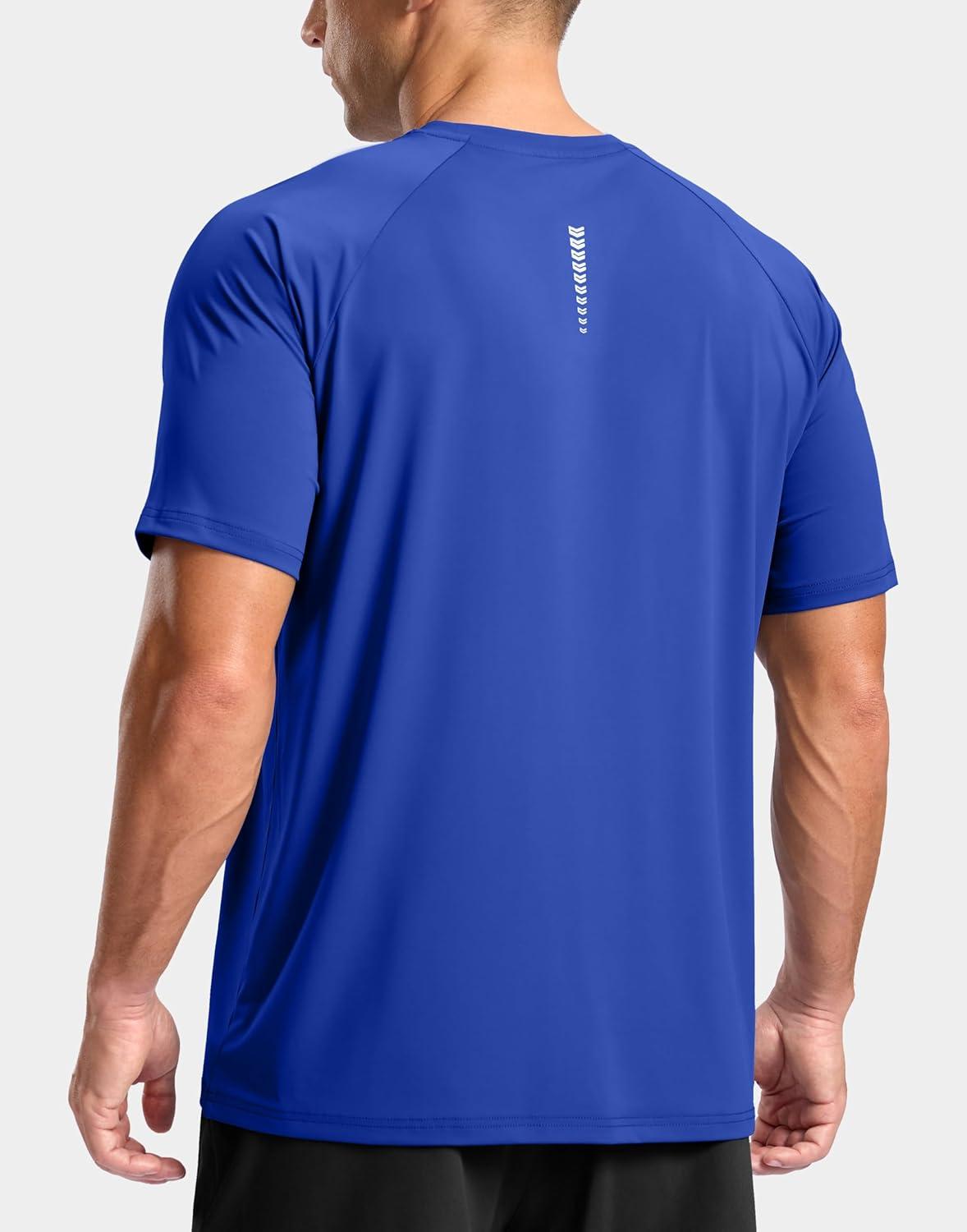 imageG Gradual Mens Athletic Workout TShirts Moisture Wicking Cooling Running Shirts Short Sleeve Performance Tee for Gym TennisRoyal Blue