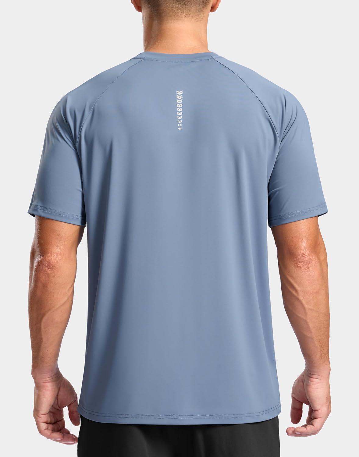 imageG Gradual Mens Athletic Workout TShirts Moisture Wicking Cooling Running Shirts Short Sleeve Performance Tee for Gym TennisSlate Blue