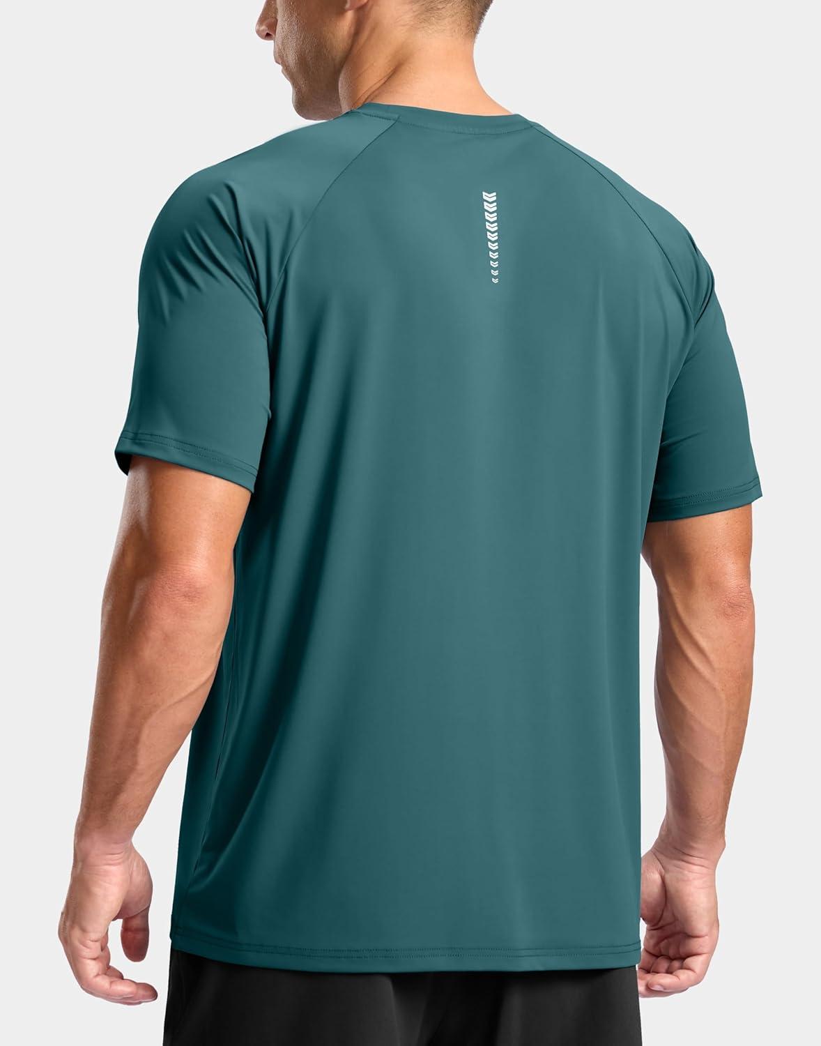 imageG Gradual Mens Athletic Workout TShirts Moisture Wicking Cooling Running Shirts Short Sleeve Performance Tee for Gym TennisTeal