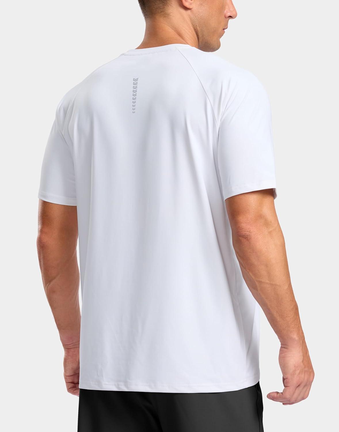 imageG Gradual Mens Athletic Workout TShirts Moisture Wicking Cooling Running Shirts Short Sleeve Performance Tee for Gym TennisWhite