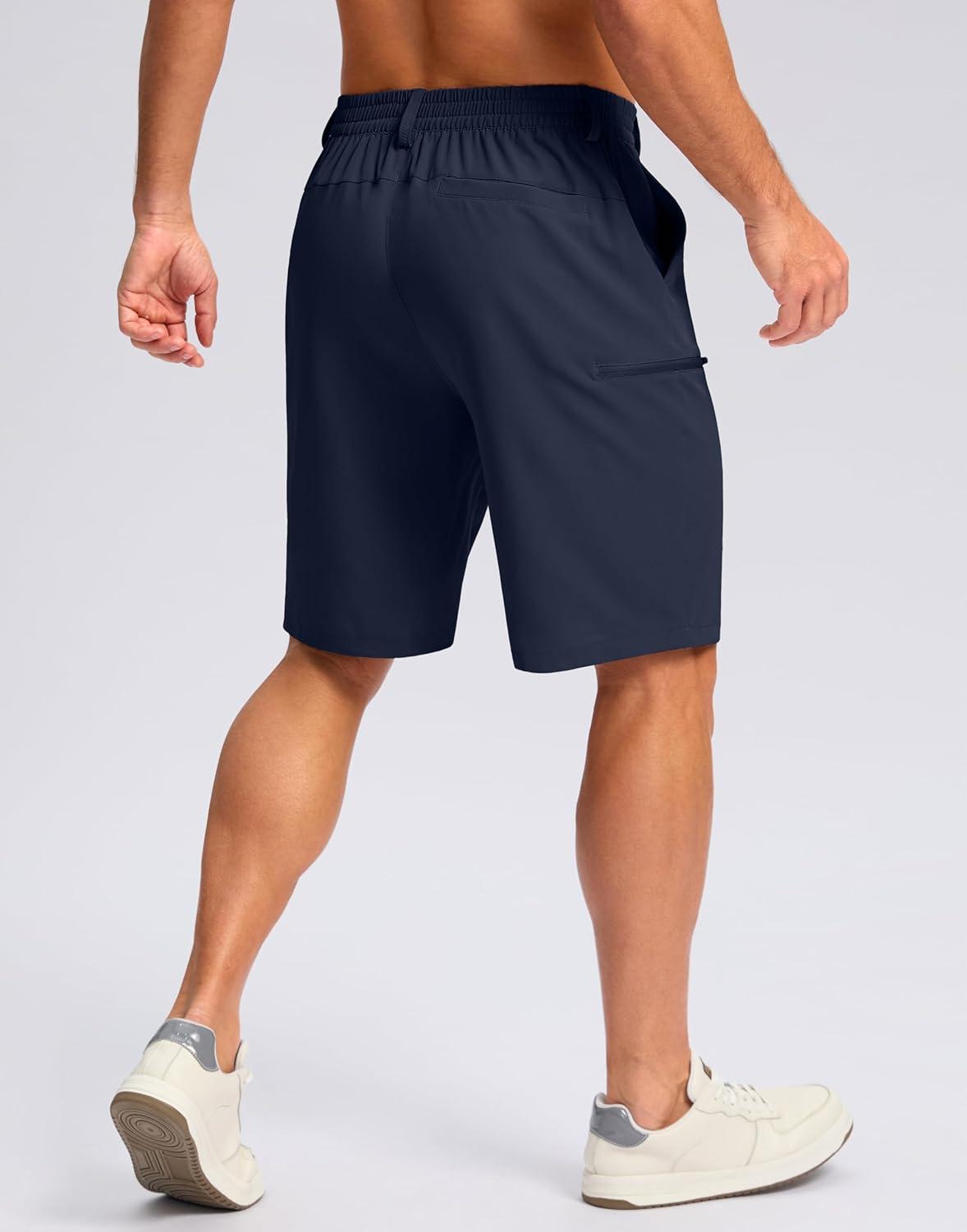 imageG Gradual Mens Casual Shorts 7 9 5 Lightweight 4 Pockets Stretch QuickDry Summer Shorts for Golf Work Hiking TripsNavy