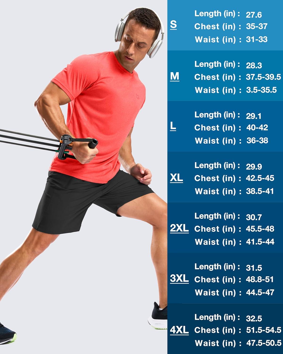 imageG Gradual Mens Workout Shirts Quick Dry Athletic Running TShirts Lightweight Moisture Wicking Short Sleeve Sports Gym TopsBrick Red Heather