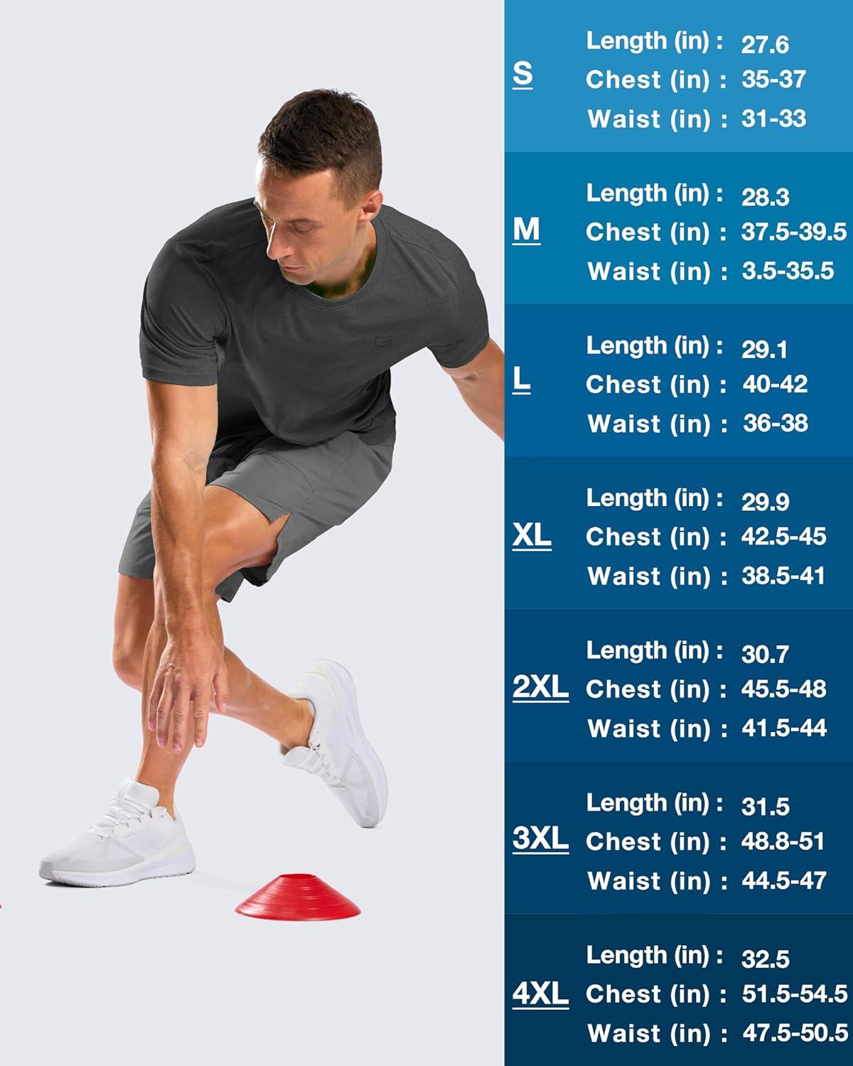 imageG Gradual Mens Workout Shirts Quick Dry Athletic Running TShirts Lightweight Moisture Wicking Short Sleeve Sports Gym TopsDark Grey Heather