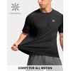 G Gradual Men’s Athletic Workout T-Shirts Moisture Wicking Cooling Running Shirts Short Sleeve Performance Tee for Gym Tennis(Black)