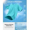 G Gradual Men’s Athletic Workout T-Shirts Moisture Wicking Cooling Running Shirts Short Sleeve Performance Tee for Gym Tennis(Blue)