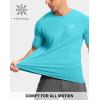 G Gradual Men’s Athletic Workout T-Shirts Moisture Wicking Cooling Running Shirts Short Sleeve Performance Tee for Gym Tennis(Blue)