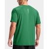 G Gradual Men’s Athletic Workout T-Shirts Moisture Wicking Cooling Running Shirts Short Sleeve Performance Tee for Gym Tennis(Green)