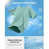 G Gradual Men’s Athletic Workout T-Shirts Moisture Wicking Cooling Running Shirts Short Sleeve Performance Tee for Gym Tennis(Jasmine Green)