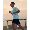 G Gradual Men’s Athletic Workout T-Shirts Moisture Wicking Cooling Running Shirts Short Sleeve Performance Tee for Gym Tennis(Light Blue)