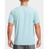G Gradual Men’s Athletic Workout T-Shirts Moisture Wicking Cooling Running Shirts Short Sleeve Performance Tee for Gym Tennis(Light Blue)