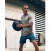 G Gradual Men’s Athletic Workout T-Shirts Moisture Wicking Cooling Running Shirts Short Sleeve Performance Tee for Gym Tennis(Light Grey)