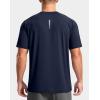 G Gradual Men’s Athletic Workout T-Shirts Moisture Wicking Cooling Running Shirts Short Sleeve Performance Tee for Gym Tennis(Navy)