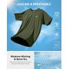 G Gradual Men’s Athletic Workout T-Shirts Moisture Wicking Cooling Running Shirts Short Sleeve Performance Tee for Gym Tennis(Olive)