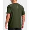 G Gradual Men’s Athletic Workout T-Shirts Moisture Wicking Cooling Running Shirts Short Sleeve Performance Tee for Gym Tennis(Olive)