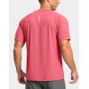 G Gradual Men’s Athletic Workout T-Shirts Moisture Wicking Cooling Running Shirts Short Sleeve Performance Tee for Gym Tennis(Pink)