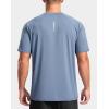 G Gradual Men’s Athletic Workout T-Shirts Moisture Wicking Cooling Running Shirts Short Sleeve Performance Tee for Gym Tennis(Slate Blue)