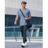 G Gradual Men’s Athletic Workout T-Shirts Moisture Wicking Cooling Running Shirts Short Sleeve Performance Tee for Gym Tennis(Slate Blue)