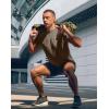 G Gradual Men’s Athletic Workout T-Shirts Moisture Wicking Cooling Running Shirts Short Sleeve Performance Tee for Gym Tennis(Taupe)