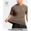 G Gradual Men’s Athletic Workout T-Shirts Moisture Wicking Cooling Running Shirts Short Sleeve Performance Tee for Gym Tennis(Taupe)