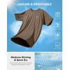 G Gradual Men’s Athletic Workout T-Shirts Moisture Wicking Cooling Running Shirts Short Sleeve Performance Tee for Gym Tennis(Taupe)