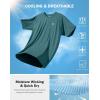 G Gradual Men’s Athletic Workout T-Shirts Moisture Wicking Cooling Running Shirts Short Sleeve Performance Tee for Gym Tennis(Teal)