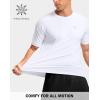 G Gradual Men’s Athletic Workout T-Shirts Moisture Wicking Cooling Running Shirts Short Sleeve Performance Tee for Gym Tennis(White)