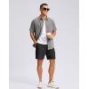 G Gradual Men’s Casual Shorts 7″/ 9″/ 5″ Lightweight 4 Pockets Stretch Quick-Dry Summer Shorts for Golf Work Hiking Trips(Black)